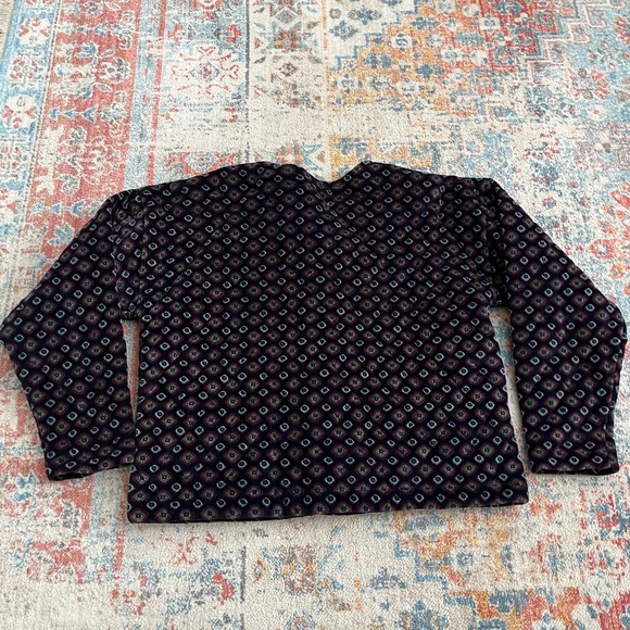 Jones New York quilted print jacket velvet - Picture 5 of 7